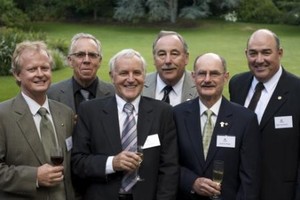 Lou Vandermeer (Half Moon Bay),Murray 'Mojo' O'Donnell (Mellons Bay), Geoff Bentham (Waitakere), Dave Shorter, Graeme Knight (Manukau), and Peter Drummond (Parnell)